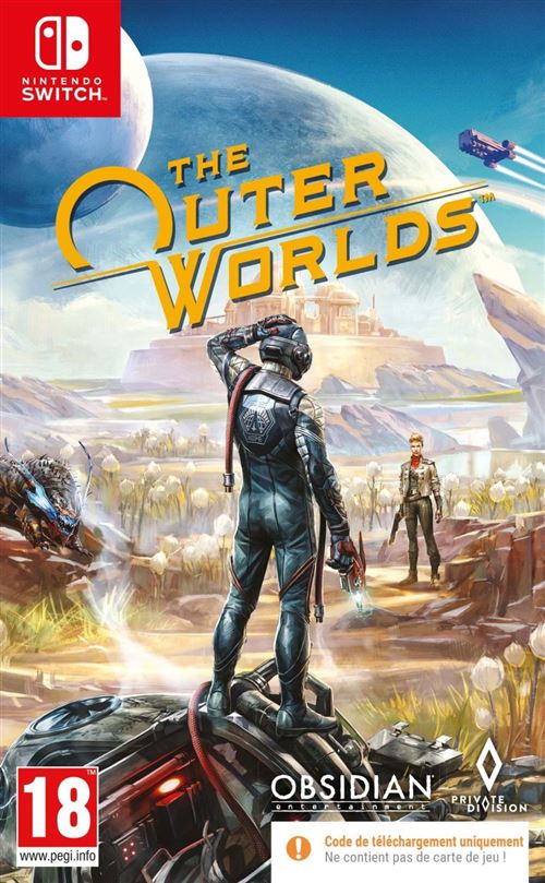 The Outer Worlds Code in a box Nintendo Switch