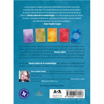Cartes oracle - L'oracle coloré de la numérologie