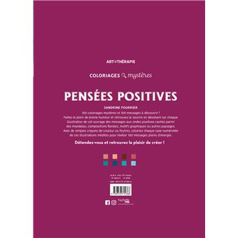 Coloriages mystères - Pensées positives