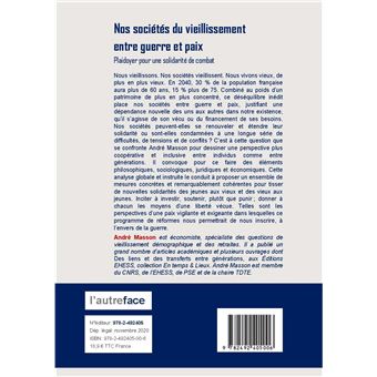 Nos sociétés du vieillissement entre guerre et paix