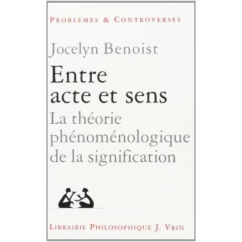 Entre acte et sens