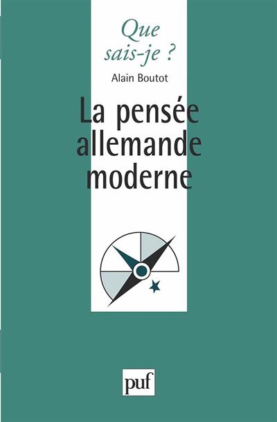 La pensée allemande moderne