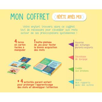 Mon coffret Répète après moi 1/3 ans