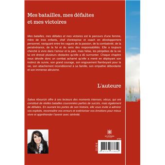 Mes batailles, mes défaites et mes victoires