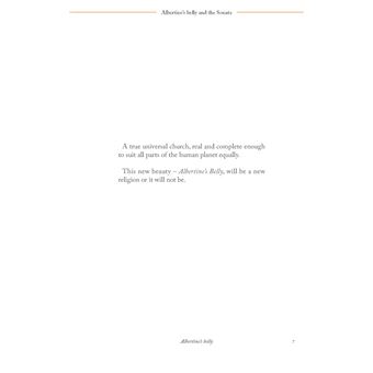 Albertine's belly and the Sonata