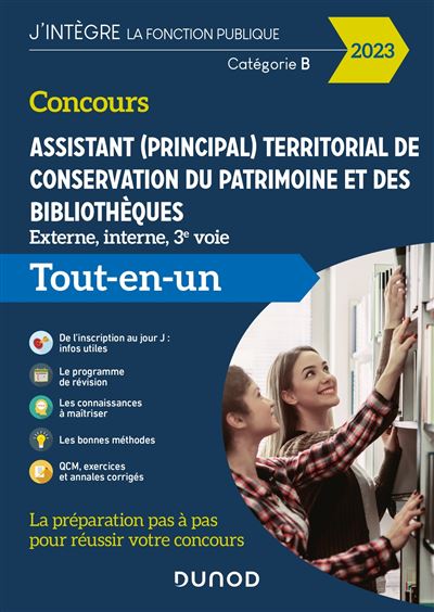 Concours Assistant (principal) territorial de conservation du patrimoine et des biblothèques - 2021