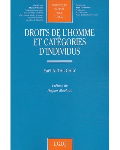 Droits de l'homme et catégories d'individus