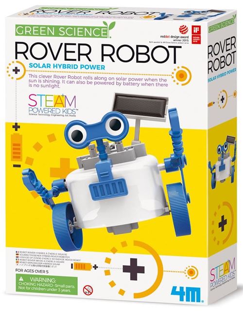 4M KIDZLABS GREEN SCIENCE/SOLAIRE HYBRIDE ROVER ROBOT