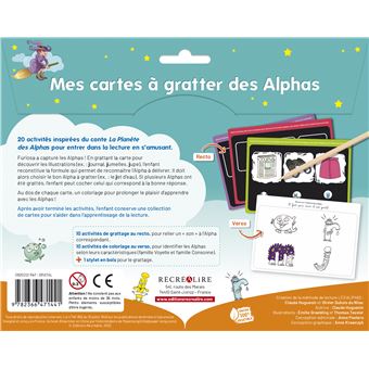 Mes cartes à gratter des Alphas
