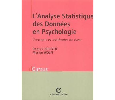 Analyse statistique de données en psychologie