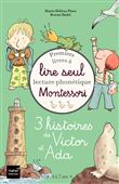 Coffret Premiers livres à lire seul - 3 histoires de Victor et Ada - niveau 3+ Pédagogie Montessori
