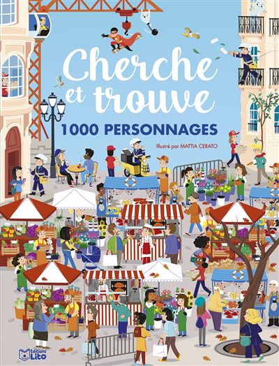 Cherche et trouve 1000 personnages -  Collectif - cartonné