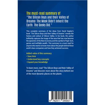 Summary: The Silicon Boys and Their Valley of Dreams
