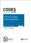 Code essentiel Droit des sociétés et des associations 2022