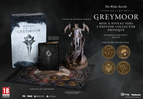 Pochette avant du jeu The Elder Scrolls Online : Greymoor Collector's Edition PS4