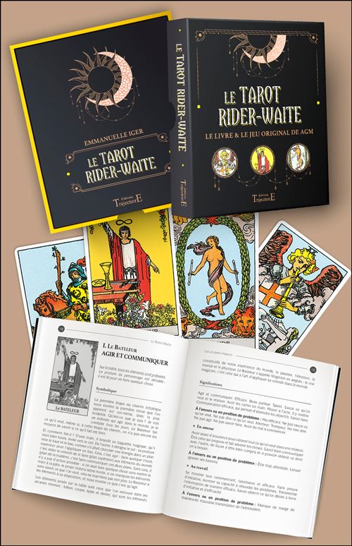 Le tarot Rider-Waite - Coffret - Emmanuelle Iger, Livre tous les