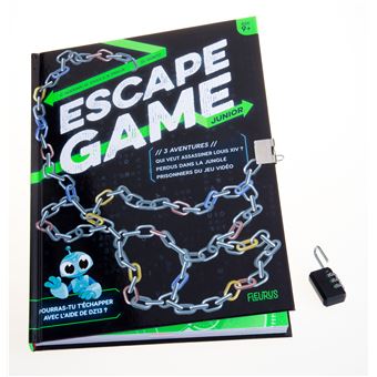 Escape Game Junior - 3 aventures (Perdus dans la jungle - Prisonniers du jeu vidéo - Qui veut assass