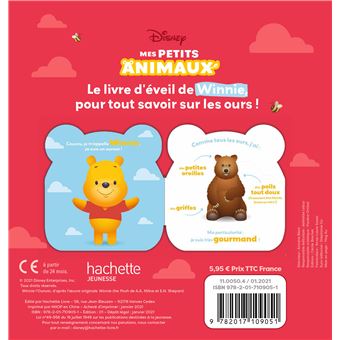 DISNEY BABY - Mes Petits Animaux - Je suis Winnie
