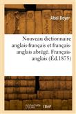 Nouveau dictionnaire anglais-français et français-anglais abrégé. Français-anglais