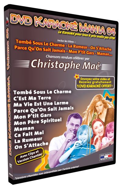 Karaoké mania volume 4 Christophe Maé