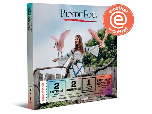 E COFFRET SmartBox Séjour Puy du Fou 2025 2 jours & 1