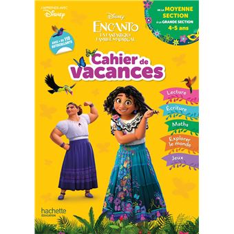 Disney - Encanto - Cahier de vacances 2023, de la Moyenne Section à la Grande section