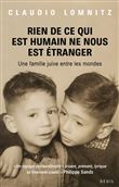 Rien de ce qui est humain ne nous est étranger. Une famille juive entre les mondes
