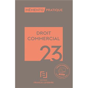 Droit commercial 2023