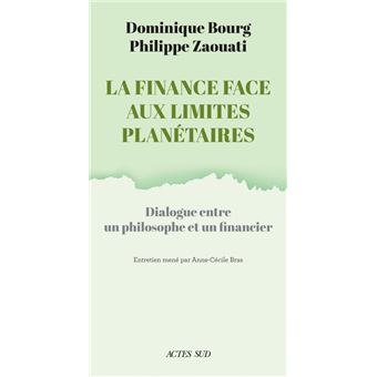 La Finance face aux limites planétaires