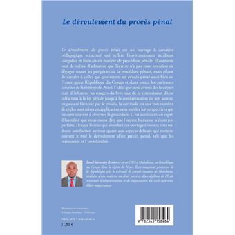 Le déroulement du procès pénal