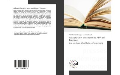 Adaptation des normes apa en franþais - une assistance a la