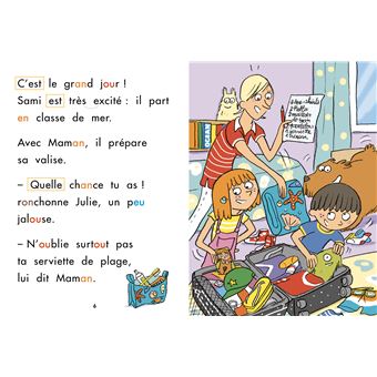 Sami et Julie- Spécial DYS (dyslexie) Sami et Julie en classe de mer