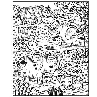Au zoo - La peinture magique