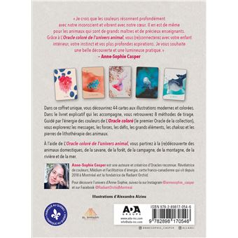 Cartes oracle - L'oracle coloré de l'univers animal