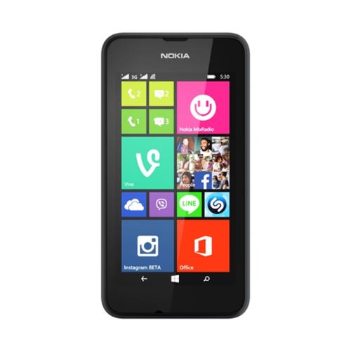 Nokia Lumia 530 Dual SIM - 3G smartphone - double SIM - RAM 512 Mo / Mémoire interne 4 Go - microSD slot - Écran LCD - 4\