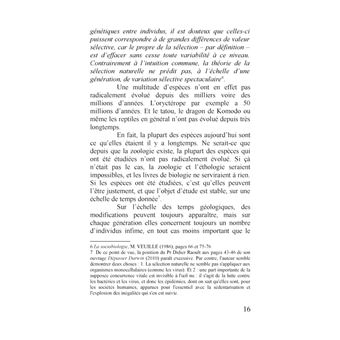 De l'inégalité biologique