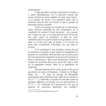 De l'inégalité biologique