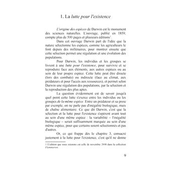 De l'inégalité biologique