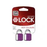 2 cadenas à clé Go Travel  Violets