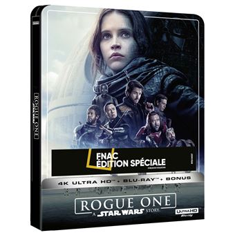 Star WarsRogue One : A Star Wars Story Steelbook Exclusivité Fnac Blu-ray 4K Ultra HD