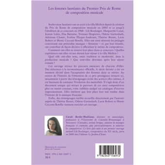 Les femmes lauréates du Premier Prix de Rome de composition musicale