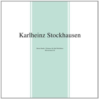 Beton studie - Zeitmass fur funf holzblaser/klavierstuck XI - 18