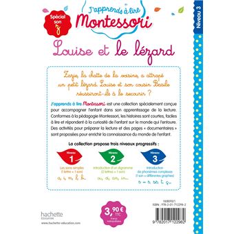 Louise et le lézard (son z/s), niveau 3 - J'apprends à lire Montessori