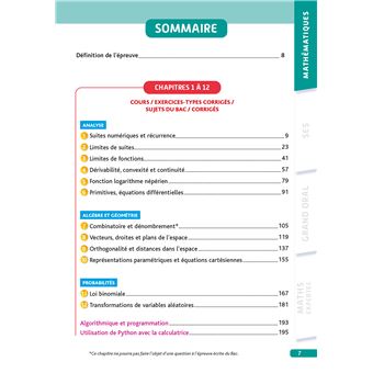 Objectif BAC Ma compil' de spécialités Maths et SES + Grand Oral + option Maths expertes
