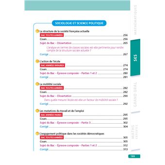 Objectif BAC Ma compil' de spécialités Maths et SES + Grand Oral + option Maths expertes