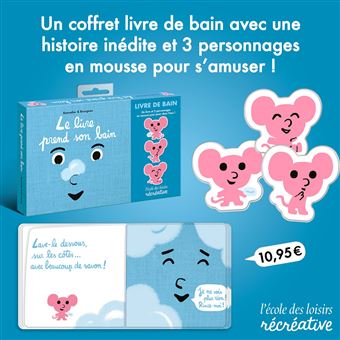 Le livre prend son bain - (Livre de bain)