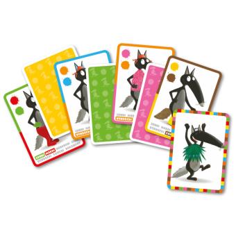 Jeux de cartes - le jeu de cartes du loup qui voulait changer de couleur