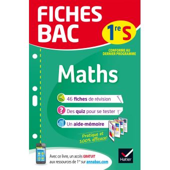 Fiches bac Maths 1re S - 1