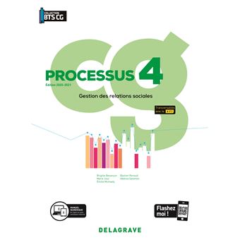 Processus 4 - Gestion des relations sociales BTS Comptabilité Gestion (CG) (2020) - Pochette élève