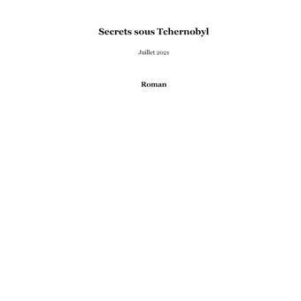 Secrets sous Tchernobyl